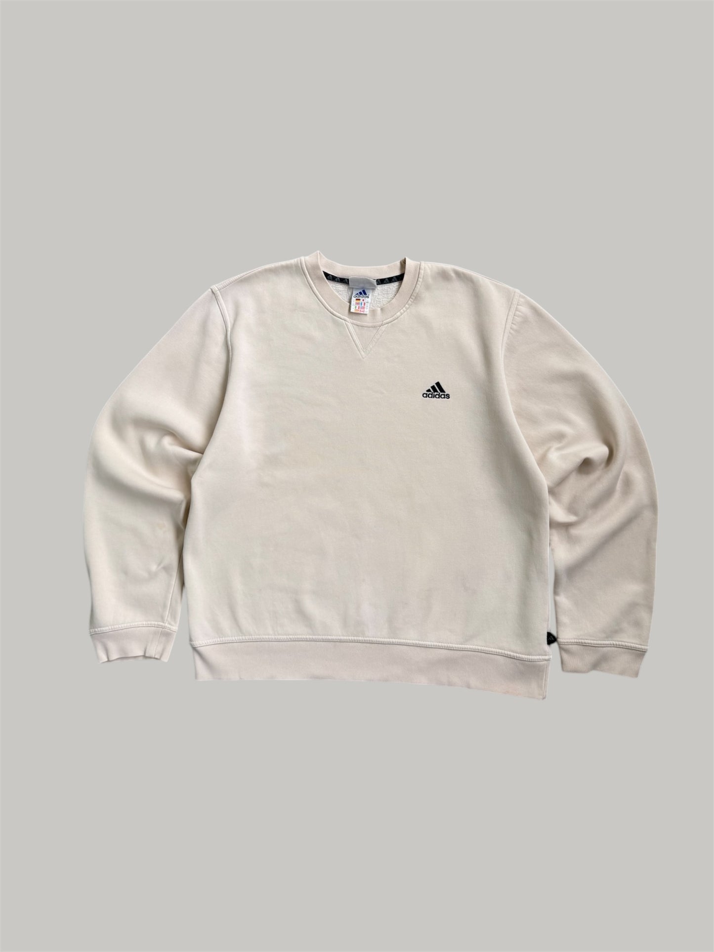 Adidas Cream Sweater - L